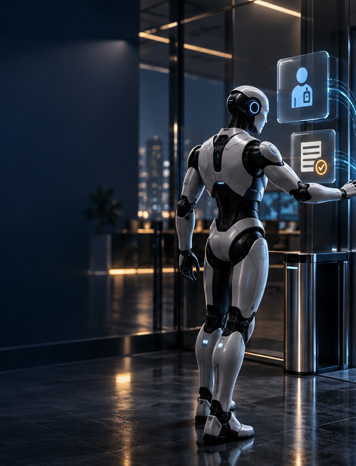 AI Agent Identity Is Not Enough: SMEs Need Runtime Authorization — Nexius Labs visual concept